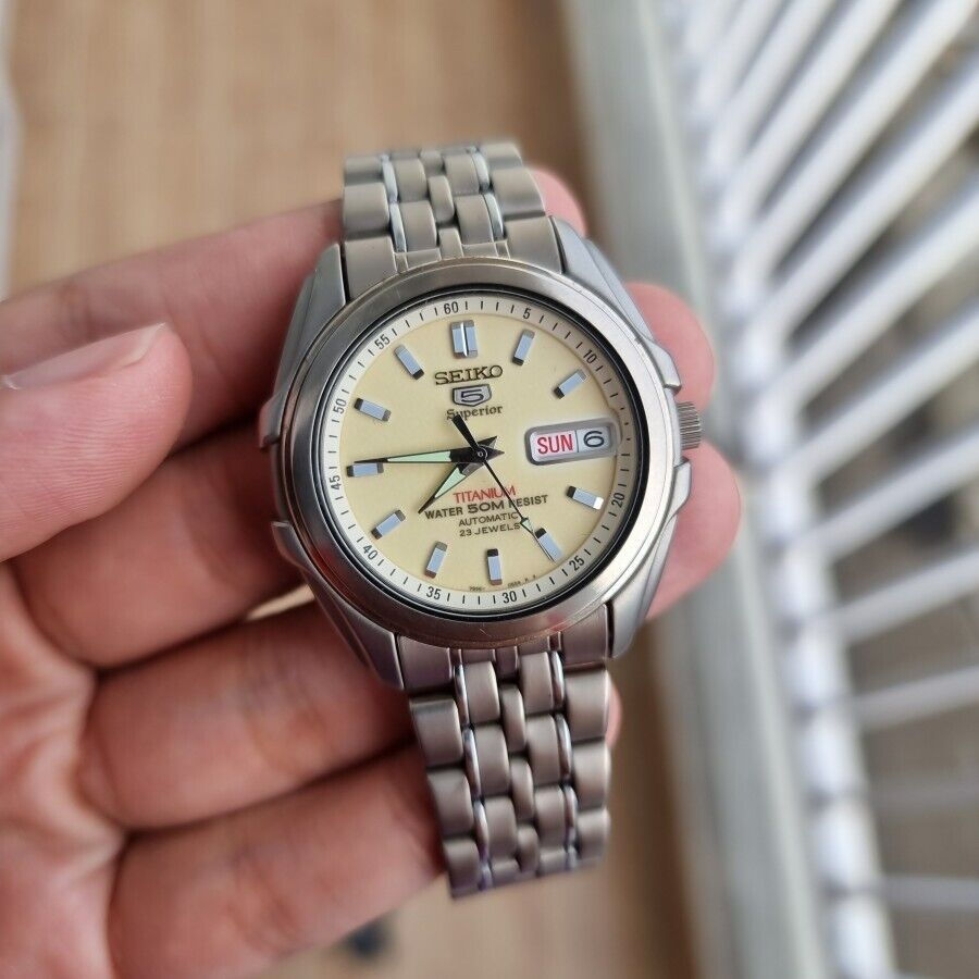 Seiko 2024 5 titanium