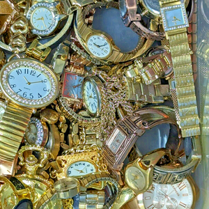 Bulk Wholesale Watch Lot of 55 Watches All METAL Modern Vintage Gold Tone WatchCharts Marketplace