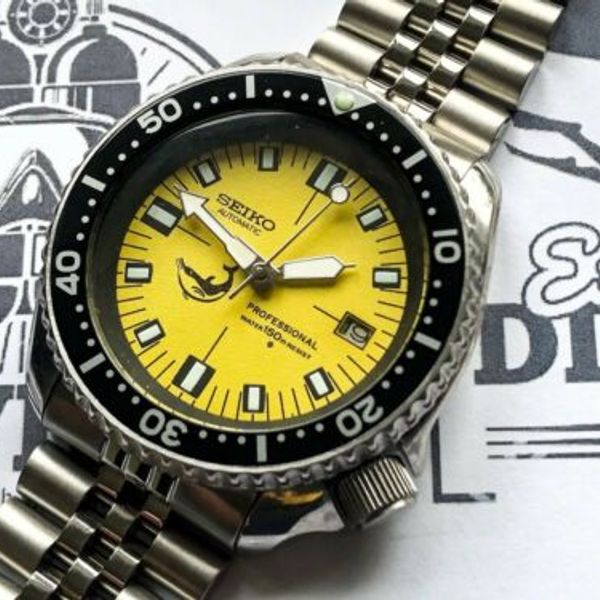 yellow dial seiko