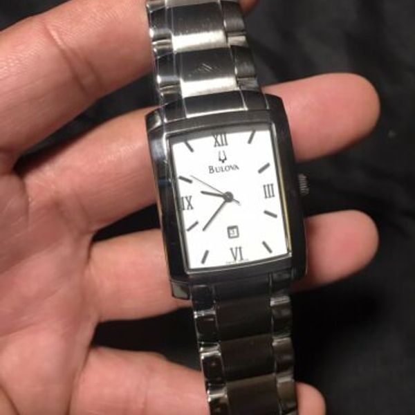 BULOVA Stainless Water Resistant A7 Mens Watch C875487 Works Great ...