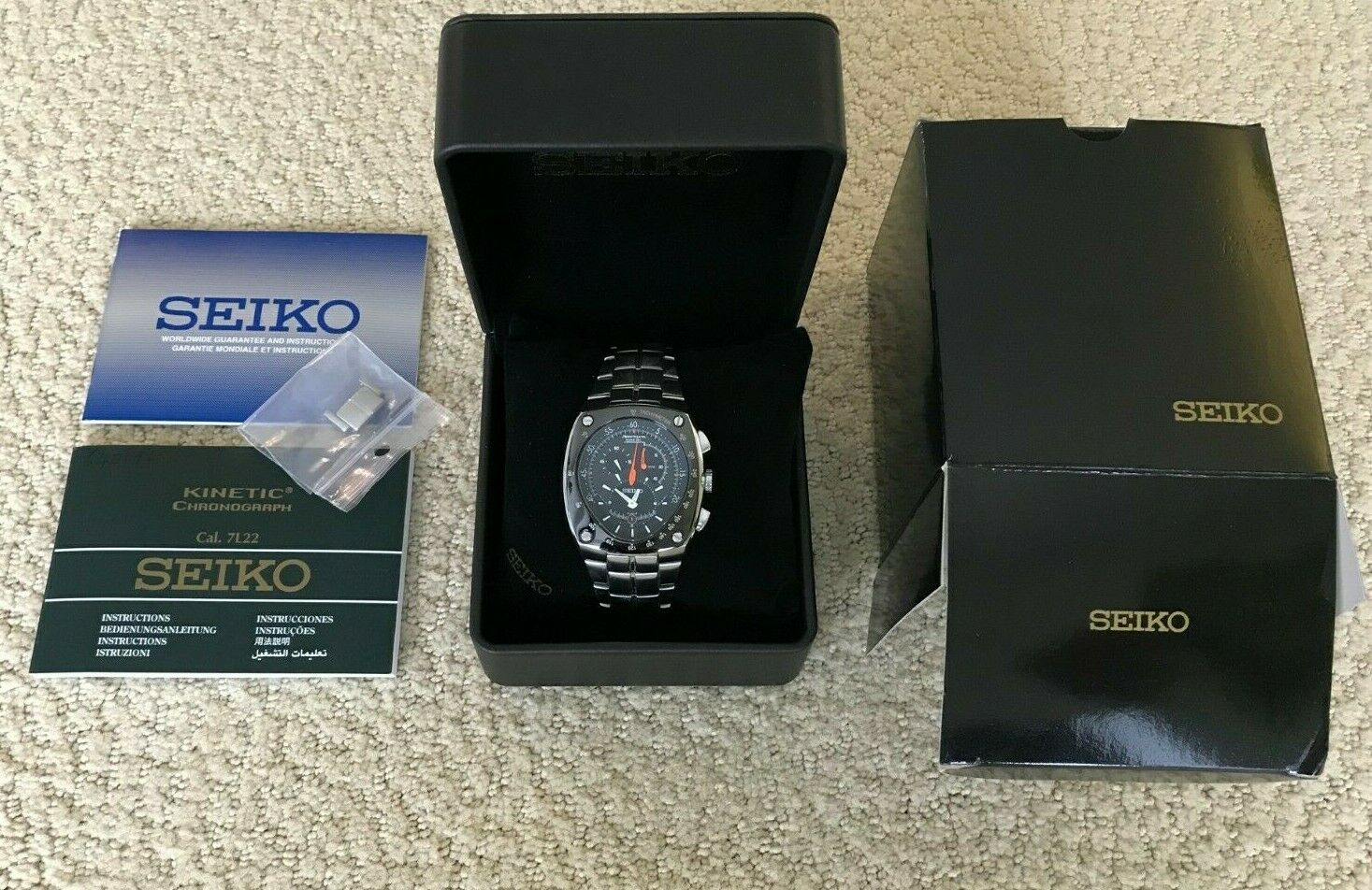 SEIKO SPORTURA WATCH SNLO15 WITH KINETIC MOVEMENT 7L22A | WatchCharts