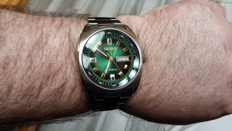 seiko recraft automatic green dial