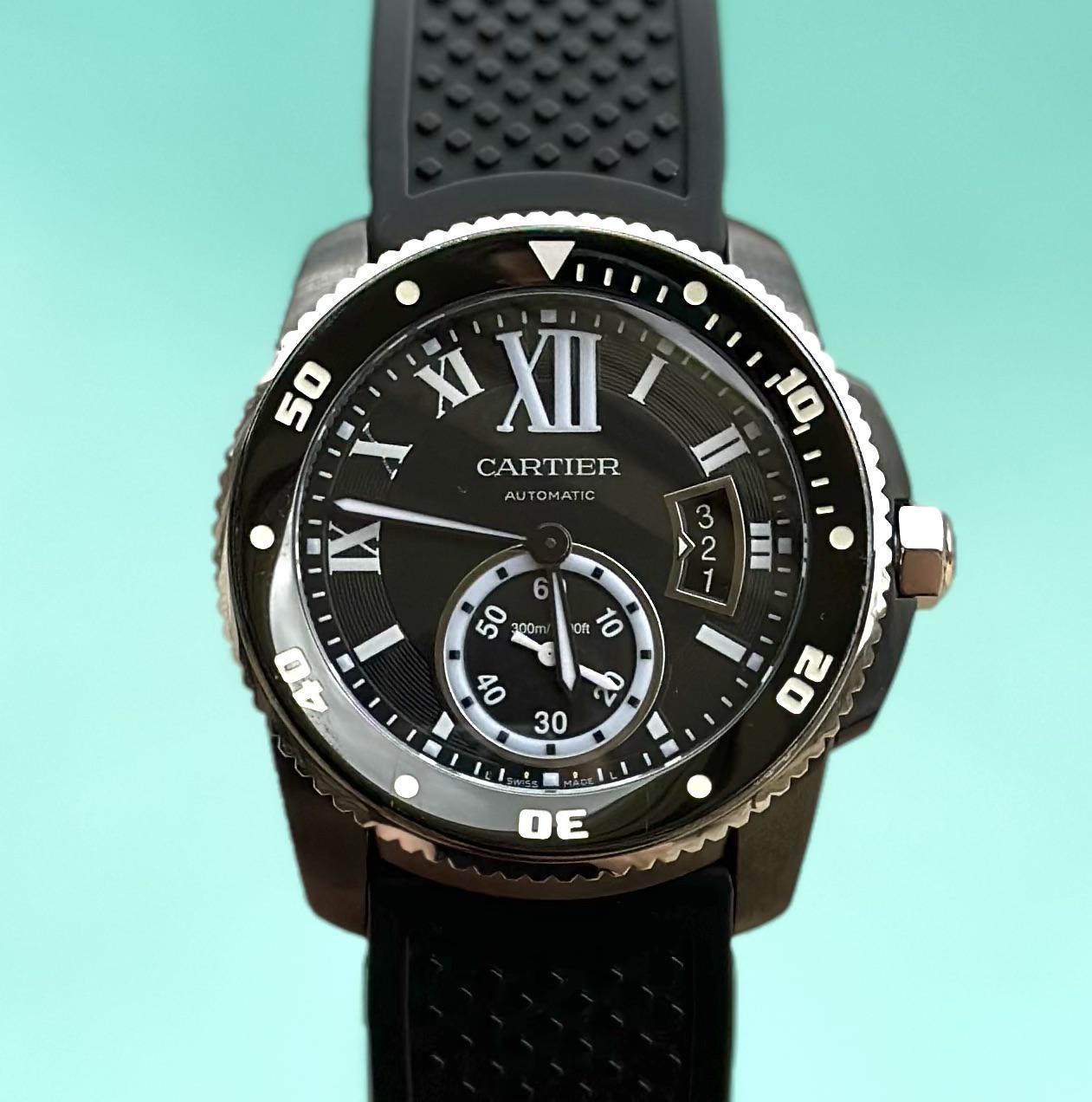 WTS Cartier Calibre de Cartier Diver 42mm ALDC Black WSCA0006 Box