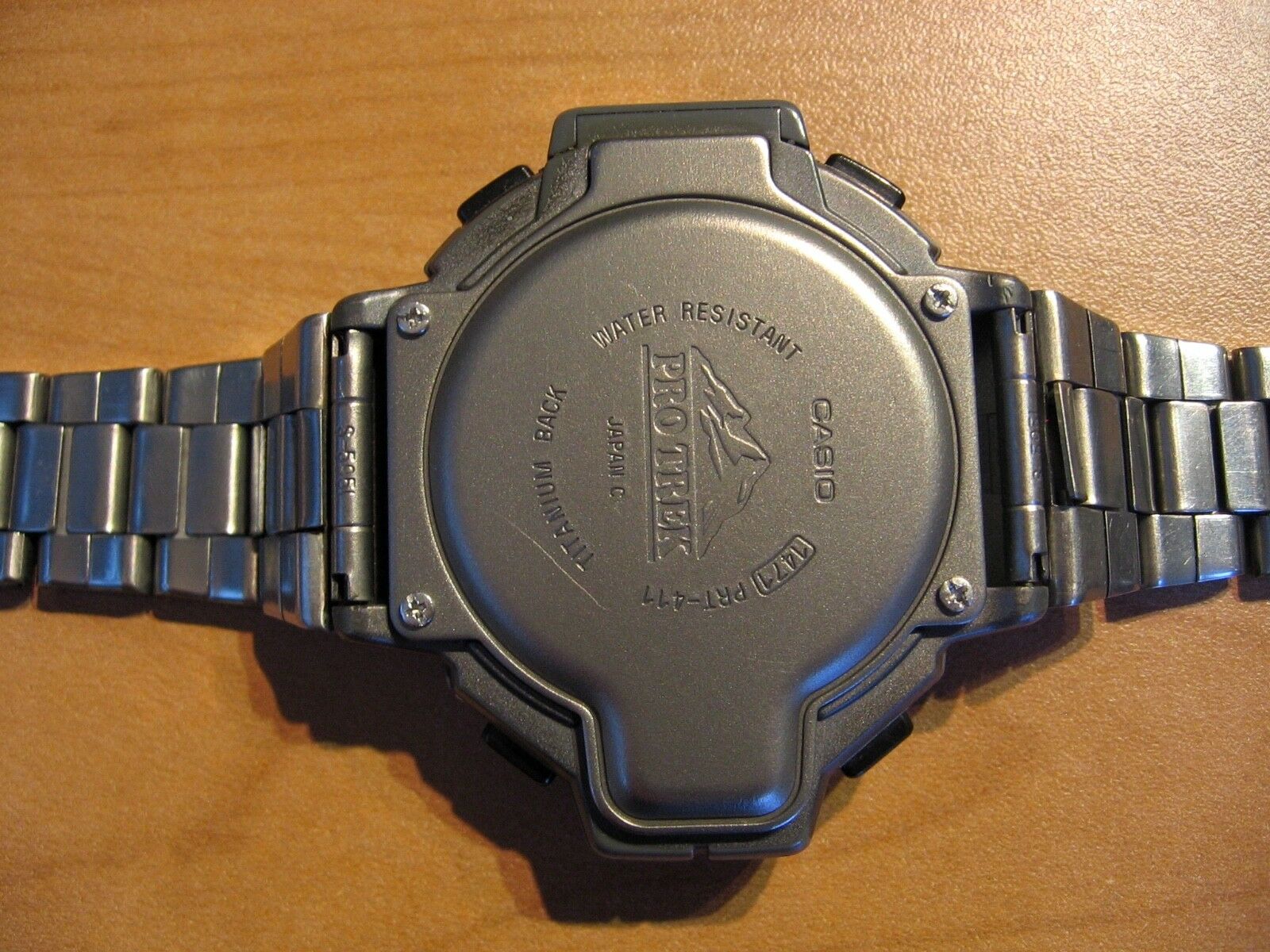 Casio PROTREK PRT-500T Titanium Watch Altimeter Barometer