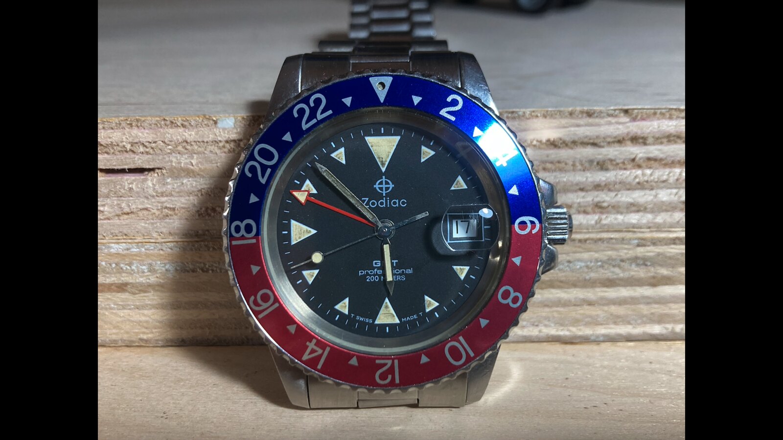 Zodiac gmt clearance pepsi