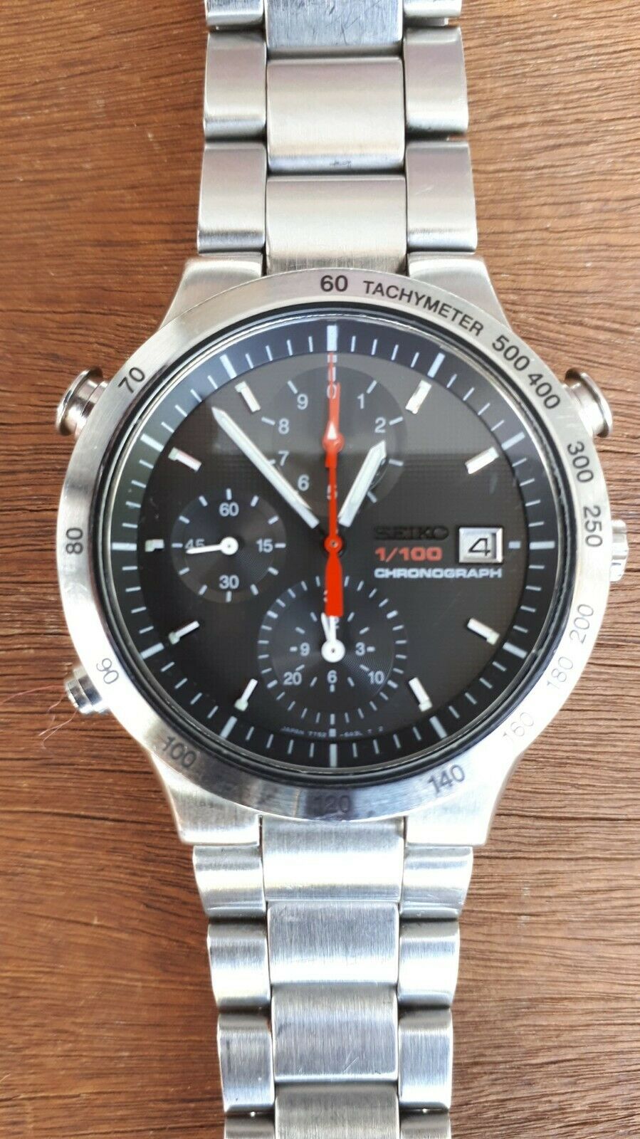 SEIKO 7T52-6A30 QUARTZ 1/100 CHRONOGRAPH SPEEDMASTER JDM | WatchCharts  Marketplace