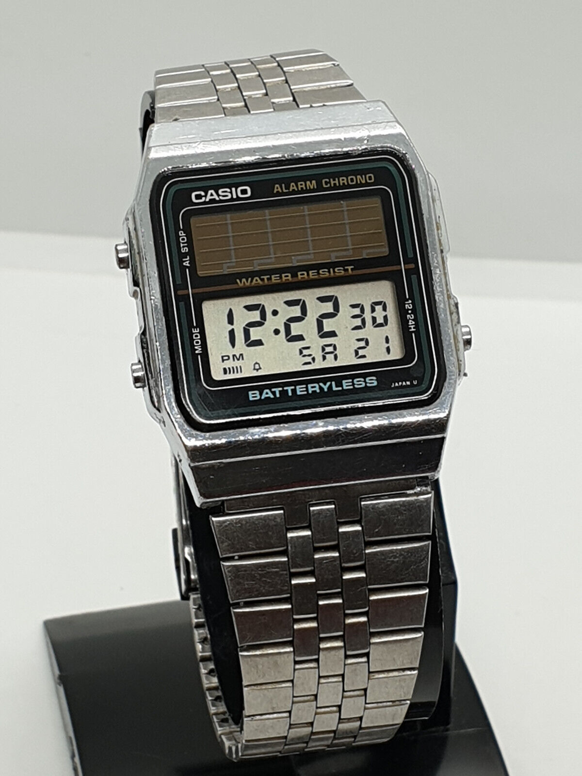 Casio AL-180 Module 668 Solar Batteryless Vintage Japan Mens LCD Watch 80s.  | WatchCharts Marketplace