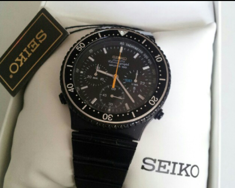 FS : Seiko 7A38-7080 PVD Sports 100 Quartz Chronograph reduced | WatchCharts