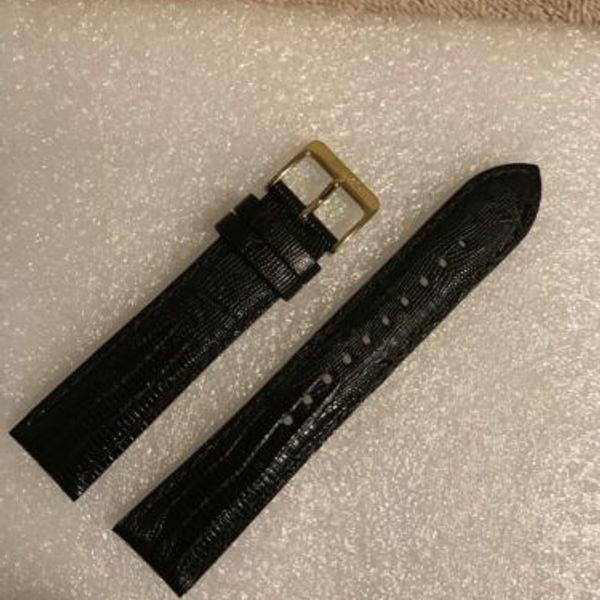 Seiko “Authentic” Watch Strap 20 MM Black Calf Leather L011H20 for ...