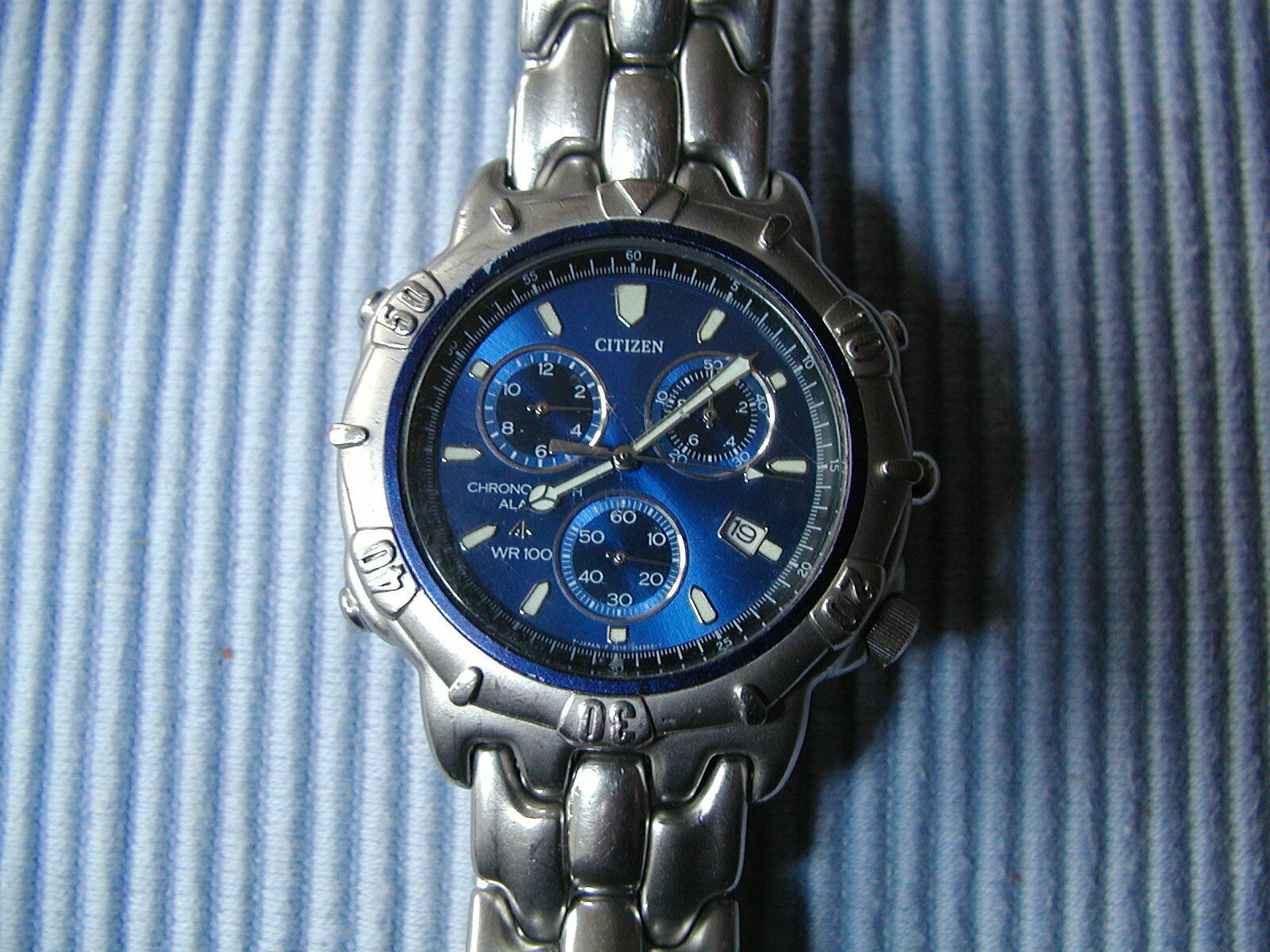 Citizen PROMASTER 3510-352645 K CHRONOGRAPH ALARM WR 100