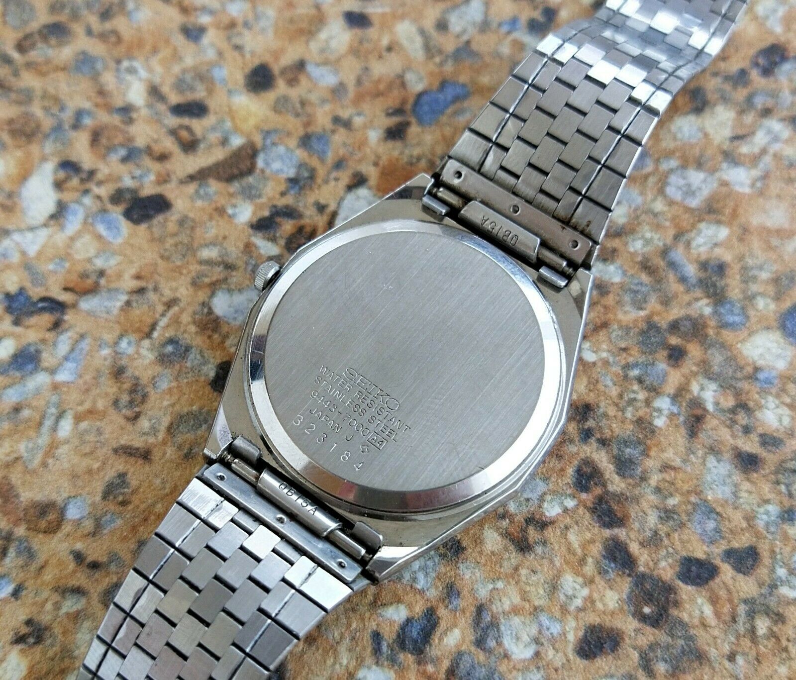 Vintage Seiko King Quartz Twin 9443 7000 February 1983 JDM Kanji 