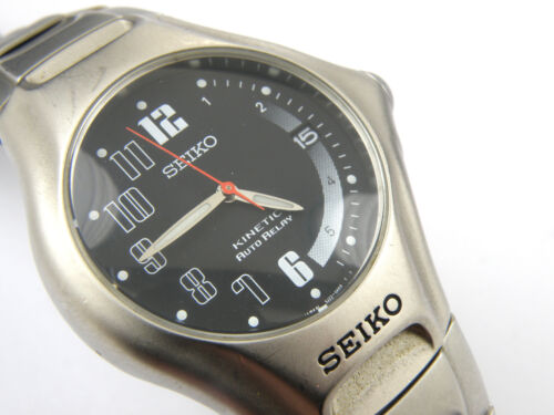 Gents Seiko Kinetic Auto Relay Divers 5J22-0A90 Watch - 50m