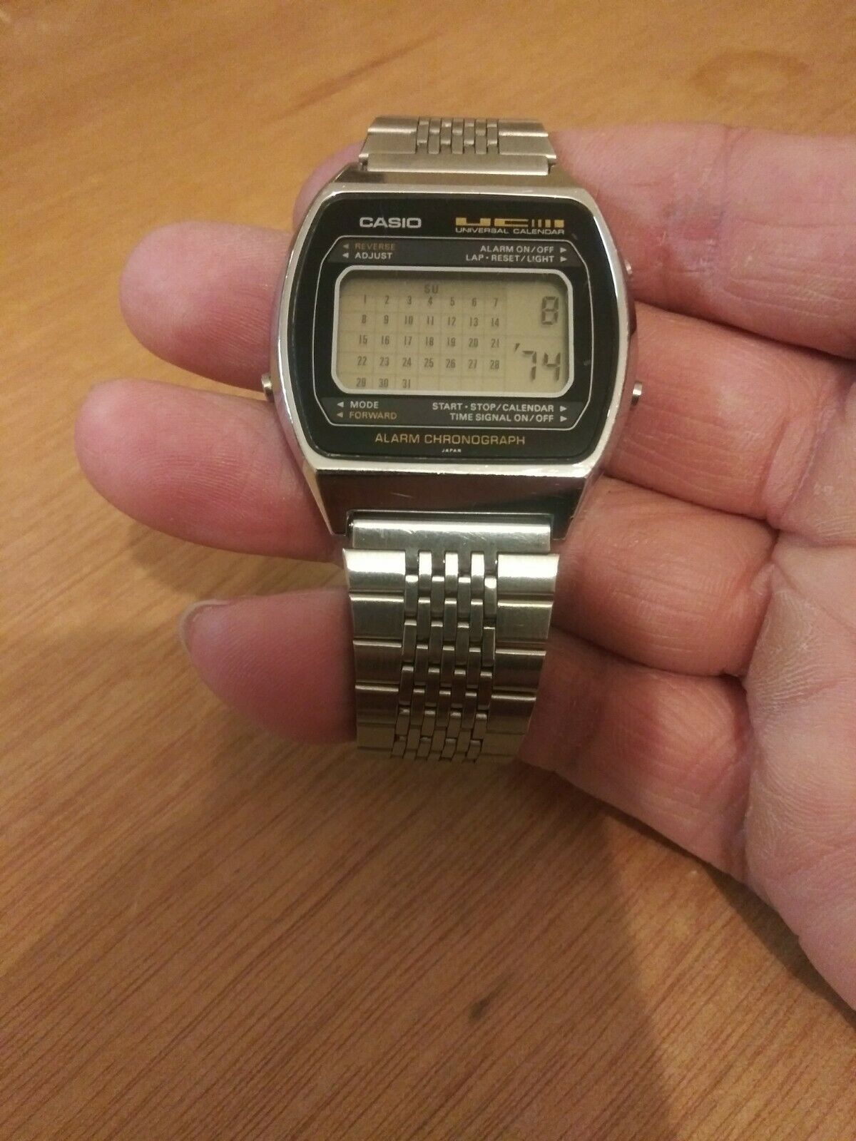 Vintage Casio Universal Calendar 79-QS 39 Module Alarm LCD Digital