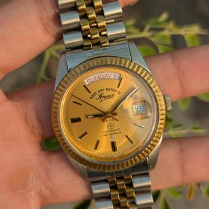 Vintage Titoni Cosmo King President Automatic 737-360 ''Black Dial