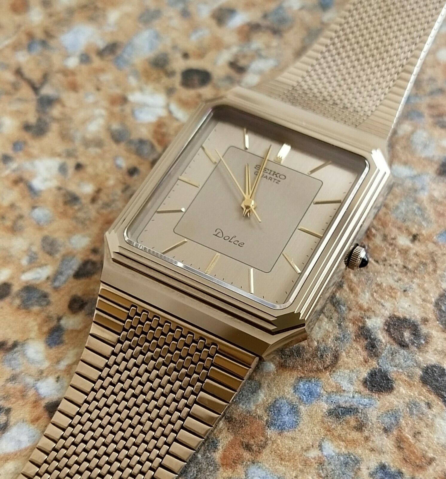 Seiko Dolce Quartz 7731 5081 May 1985 Dress Watch Tungsten Seiko Dolce Quartz 7731 5081 May 1985 Dress Watch Tungsten