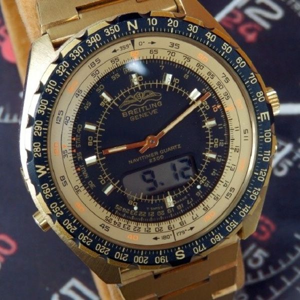 Montre Breitling Navitimer Jupiter Ref. 80970 - Occasion, Mouvement H.S, Ensemble Complet (full Set)