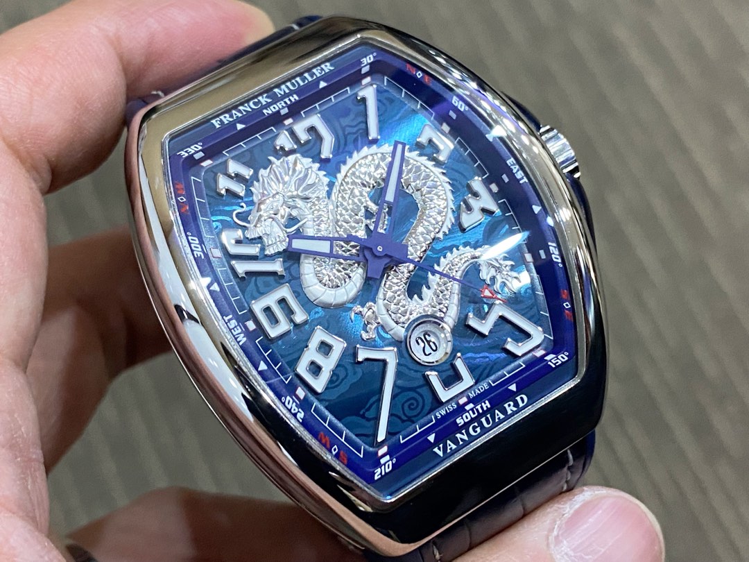 Jul 20 Franck Muller FM Vanguard V45 Blue Dragon King Limited