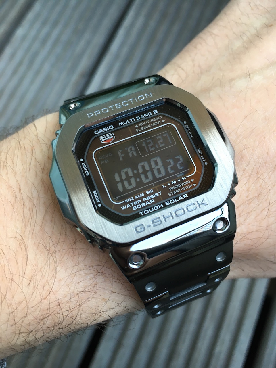 Fsot Casio G Shock Gw M5610 1b With Metal Band And Bezel Nl Europe Watchcharts