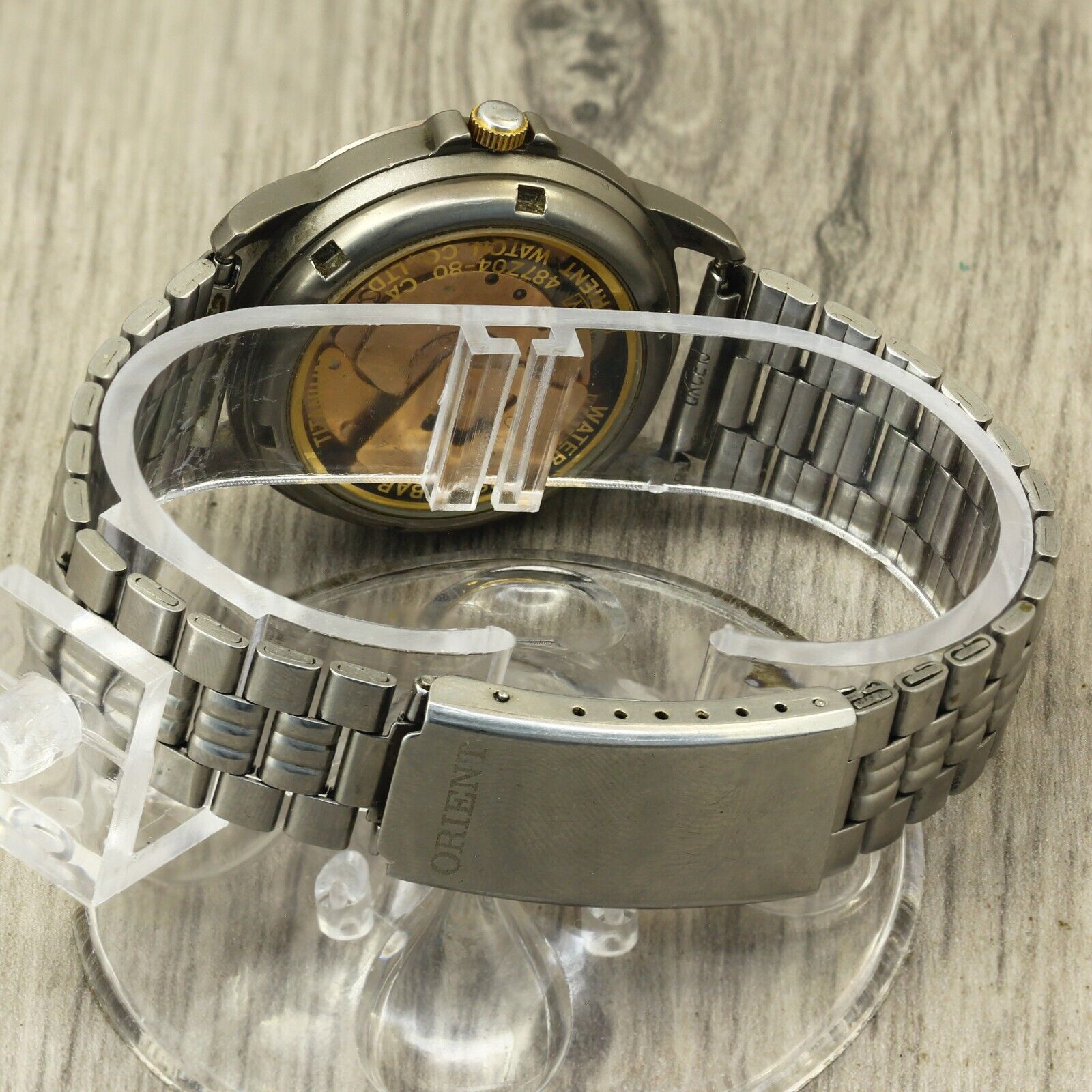 Orient titanium KY 487Z04-80 CA automatic men's Japan watch Cal