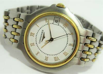 LONGINES Watch Flagship 156 7307 Quartz 18K Gold Plated St.Steel