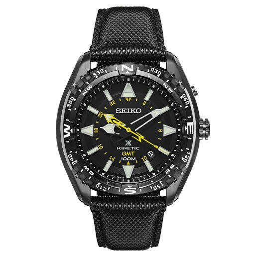 seiko kinetic gmt 100m