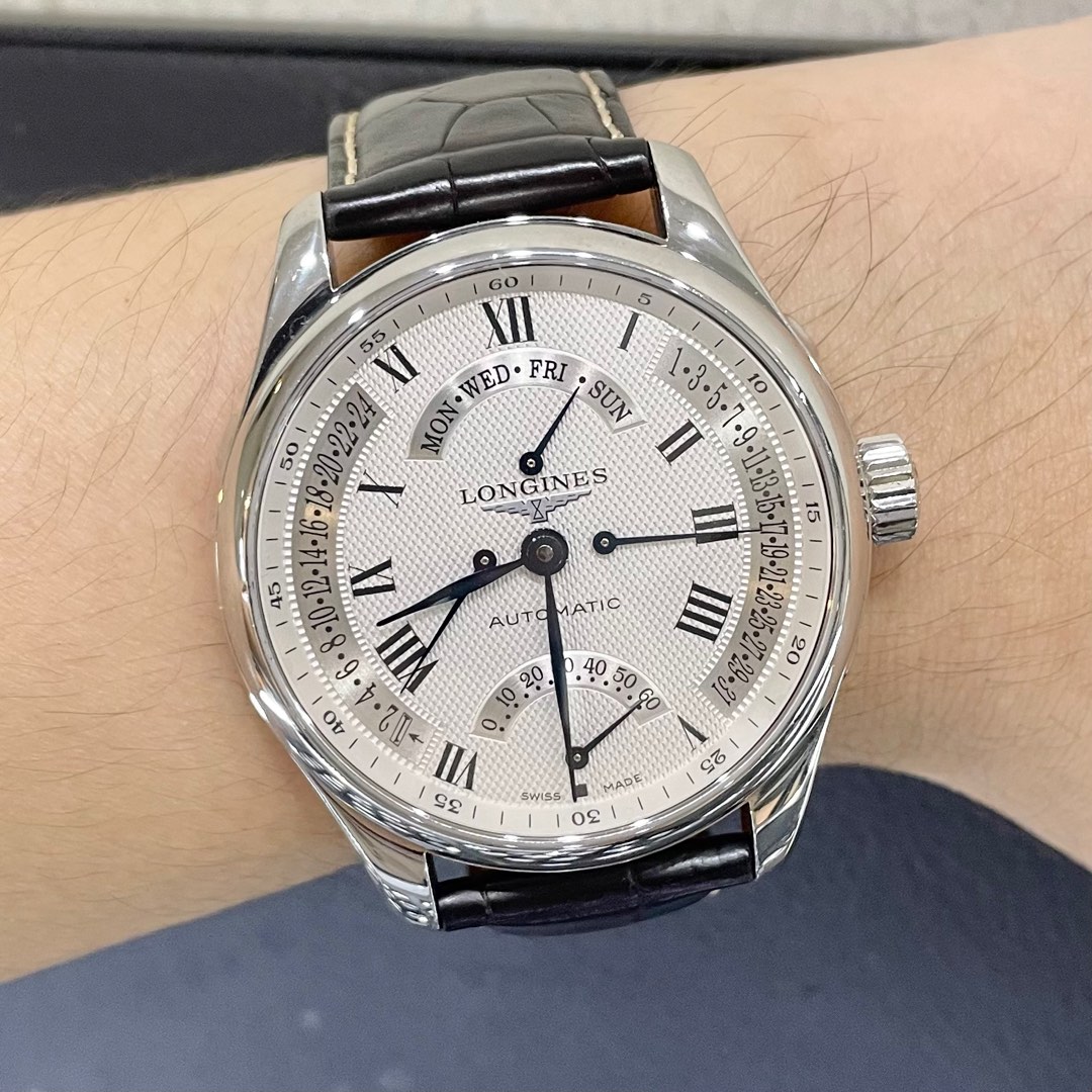 Longines 44mm Master Collection Retrograde Automatic Watch