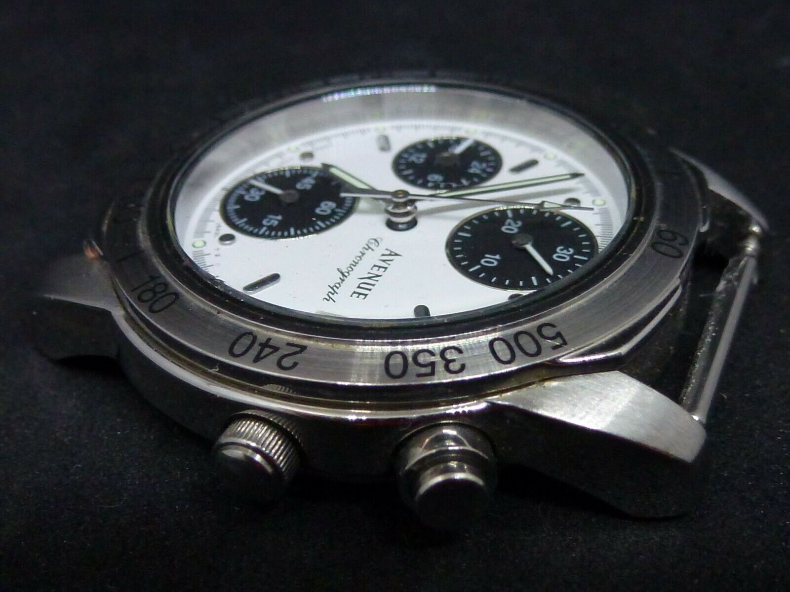 Vintage SEIKO AVENUE CHRONOGRAPH 7T27-6A20 Wrist Watch W637 