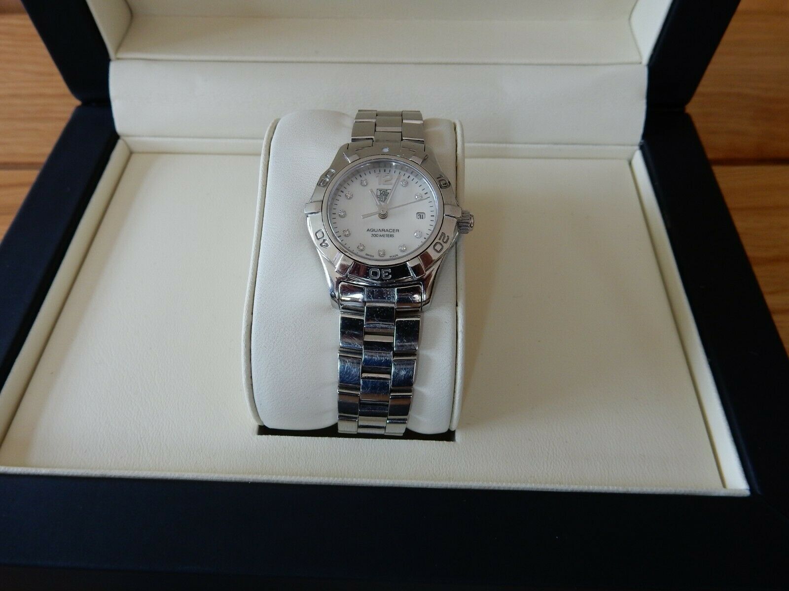 LADIES TAG HEUER Diamonds with Pearl Face WAF1415 BA0813 WATCH