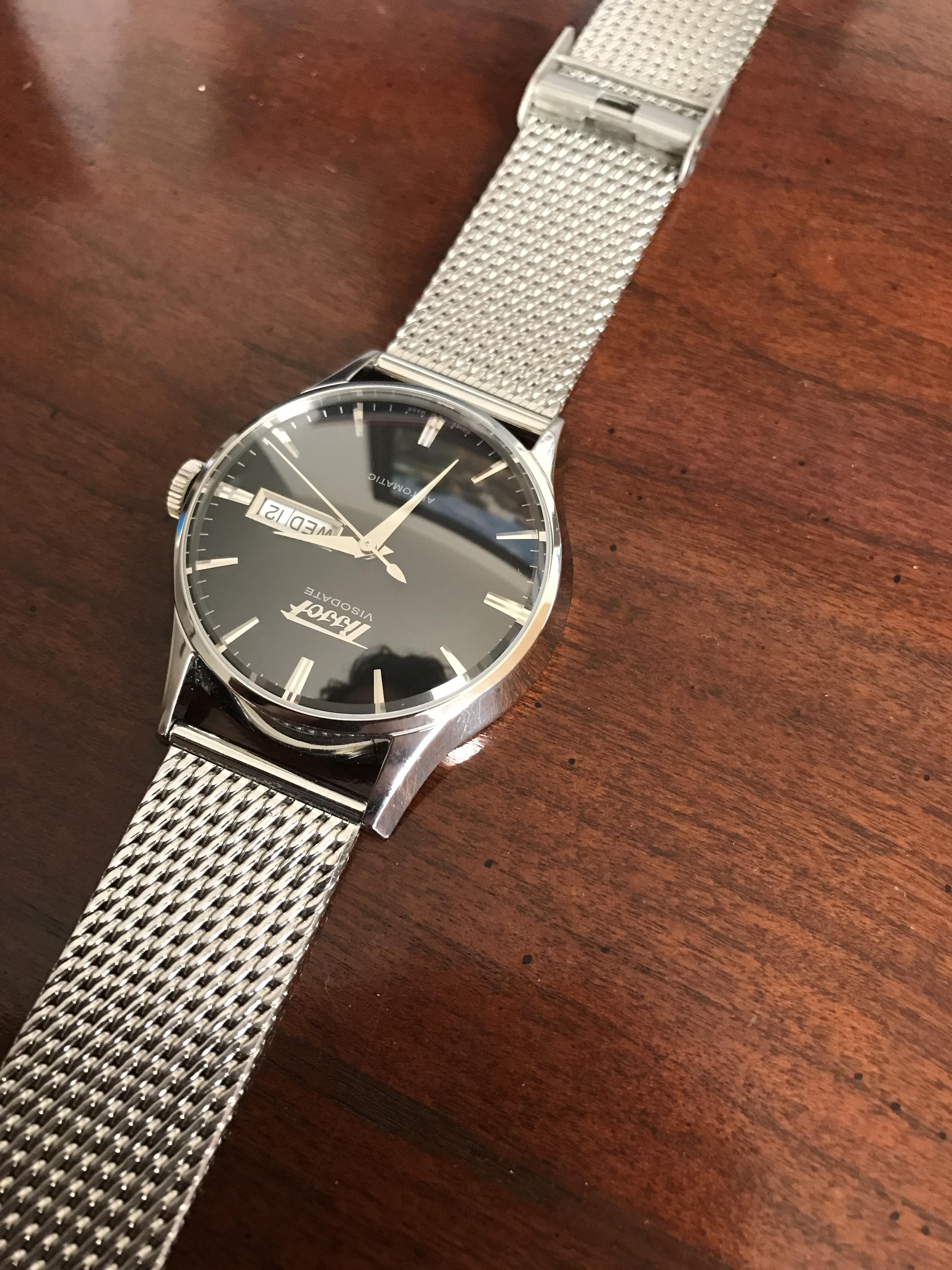 Tissot visodate mesh sale