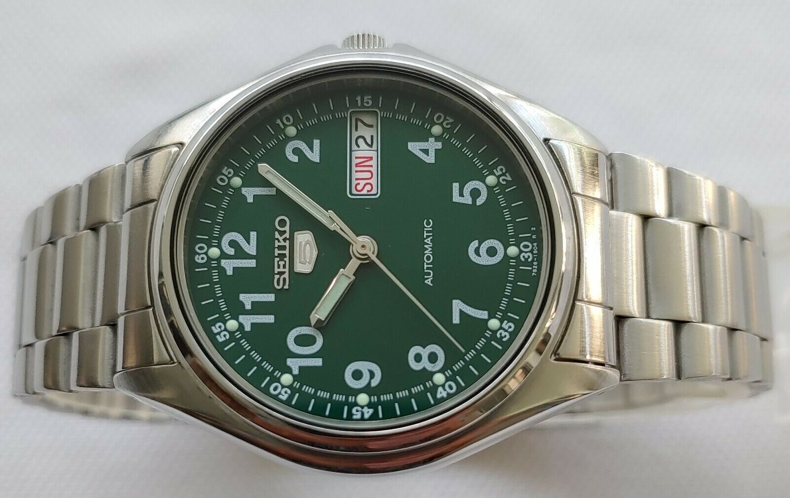 Seiko 5 7S26-0310 SKX639 Green Dial Automatic Boxed March 2000