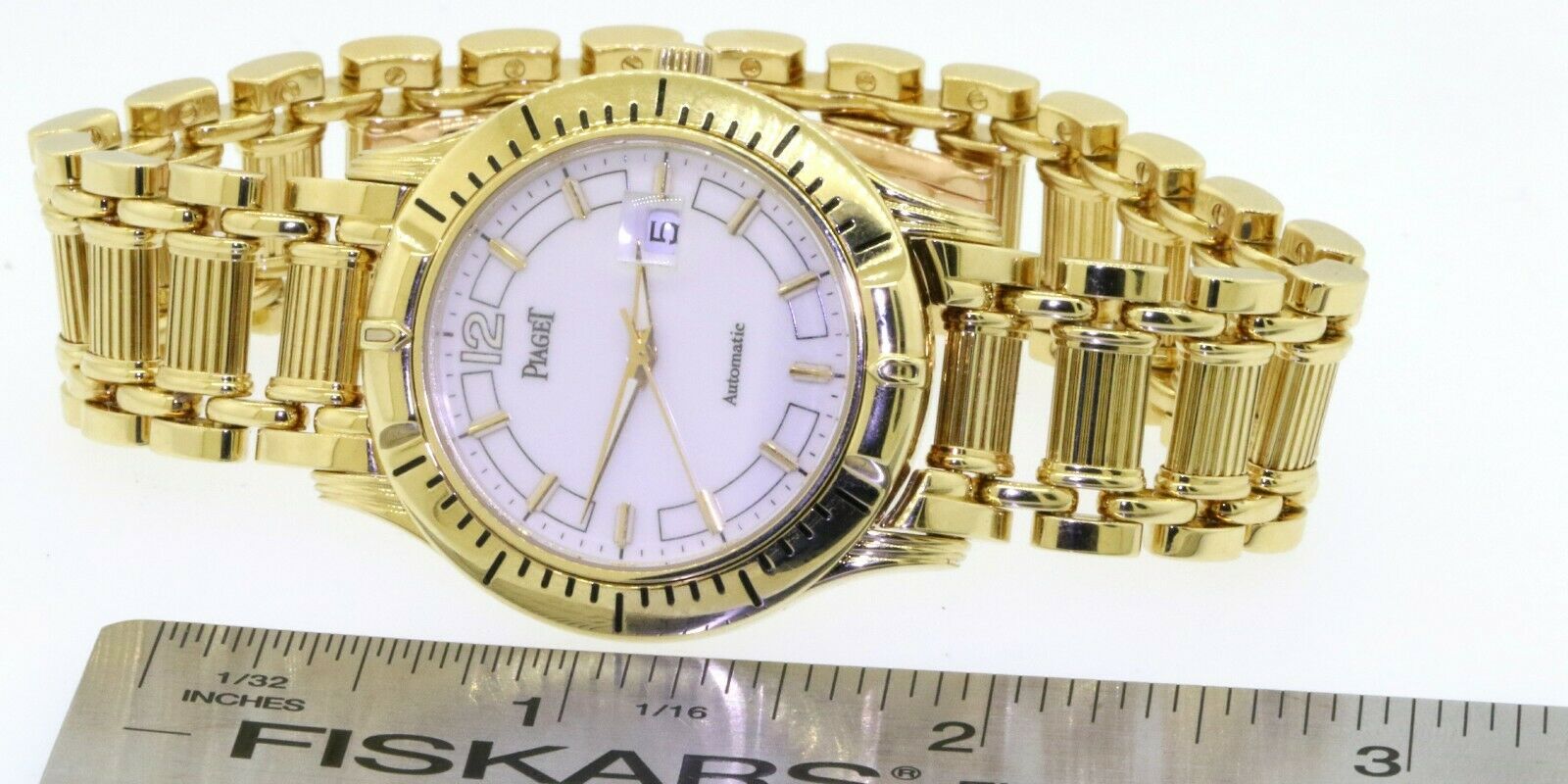 Piaget Polo 24010 heavy 18K gold amazing automatic men s watch w