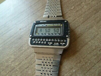 Vintage seiko hot sale calculator watch