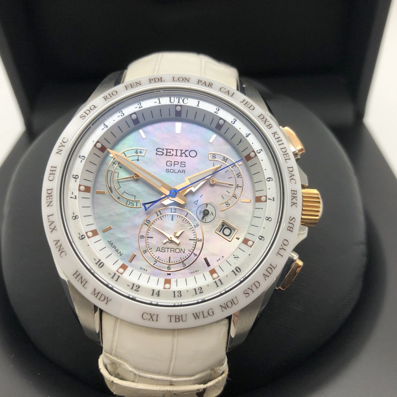 Seiko Astron Dual Time 8X53-0AJ0-2 Astron Chronograph Watch Box