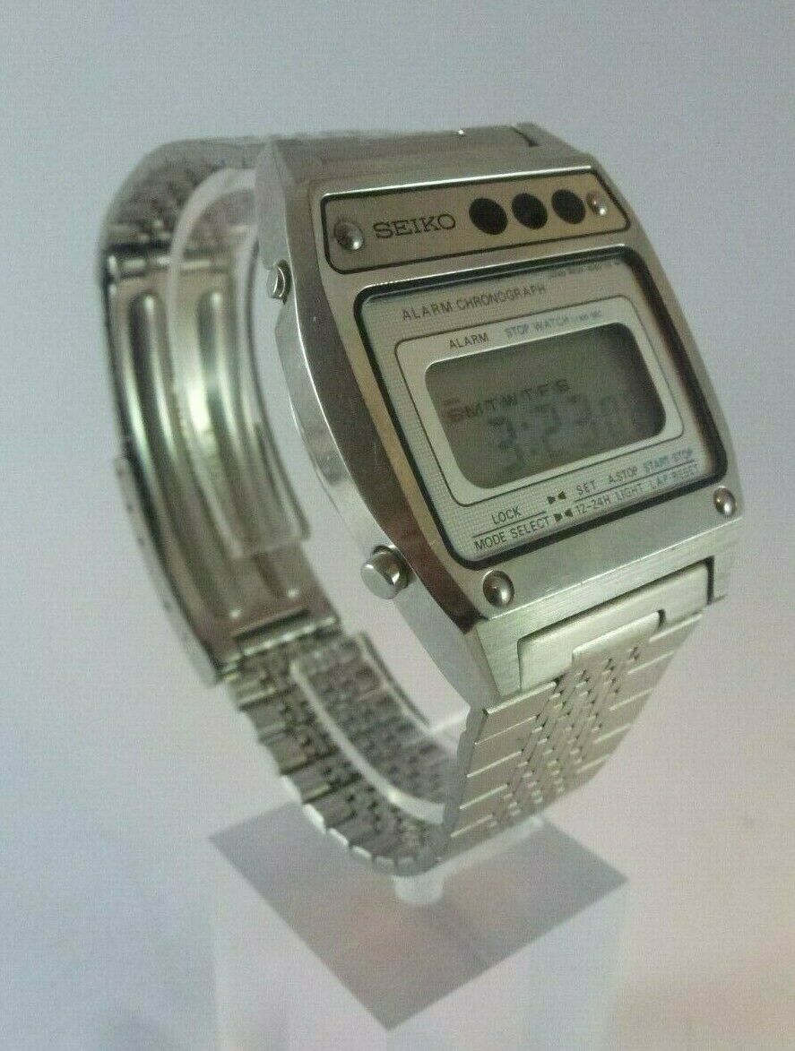 Vintage Seiko A639 5060 LCD digital alarm chronograph Japan watch great  state | WatchCharts