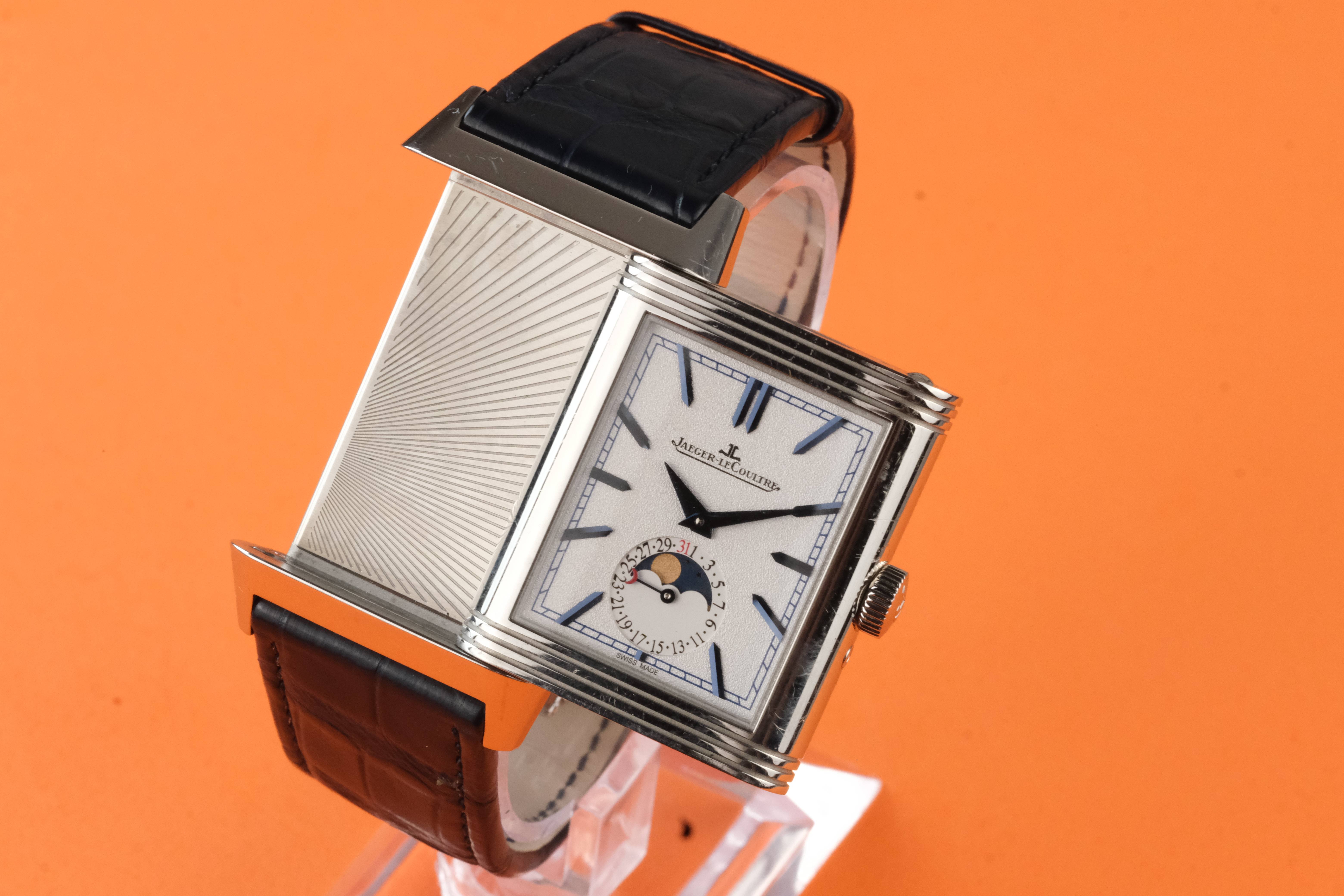 WTS Jaeger LeCoultre Reverso Moon Tribute Duo Q3958420 box