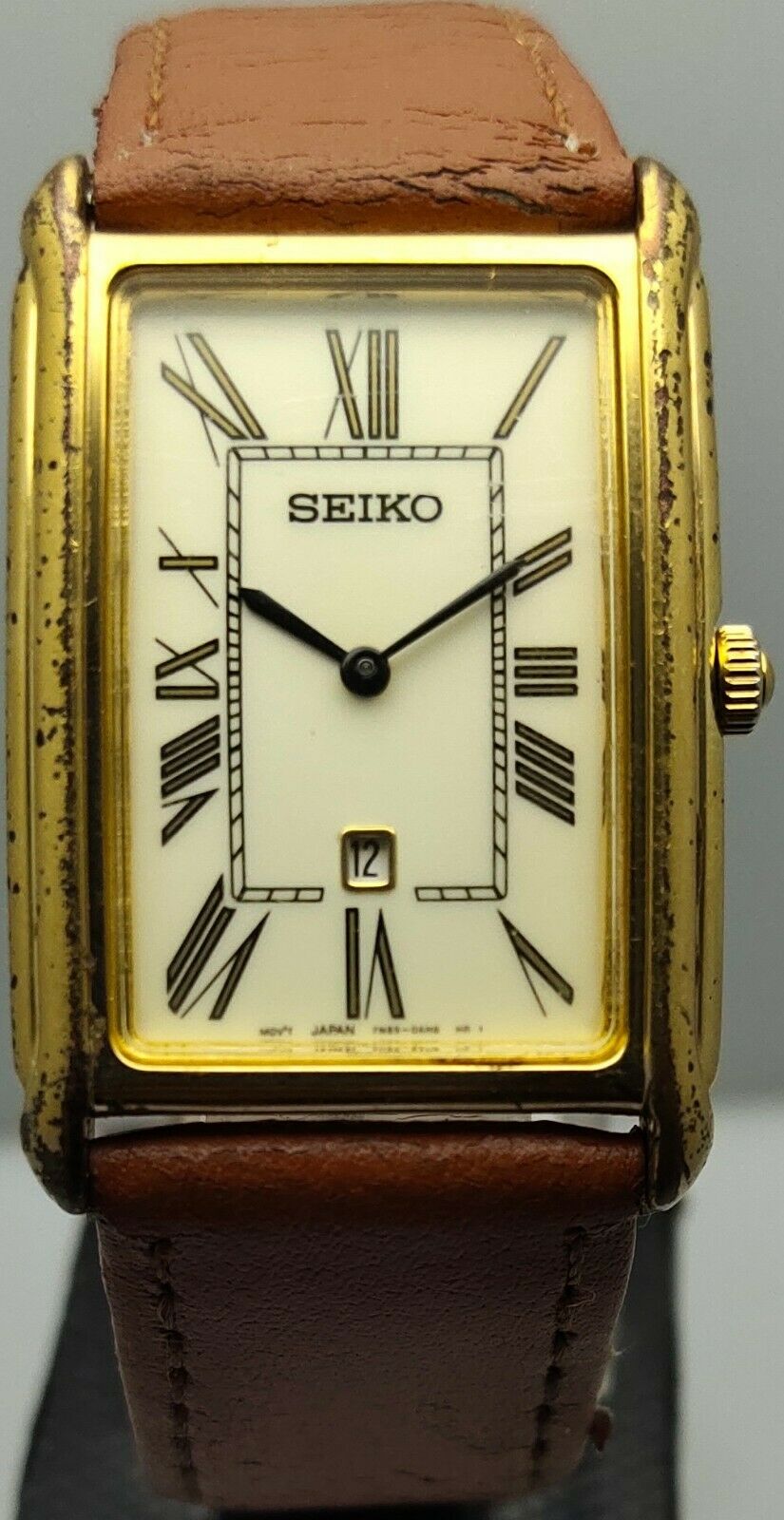 VINTAGE SEIKO QUARTZ 7N89 0AD0 R2 JAPAN MODULE UNISEX WATCH