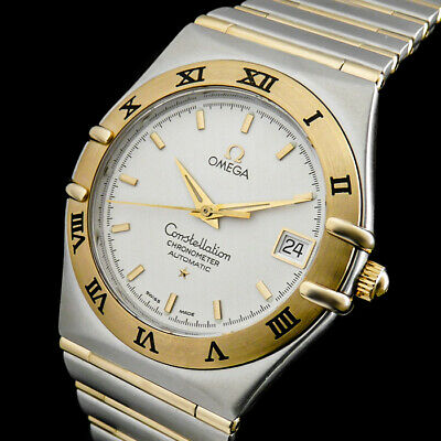 Omega constellation automatic chronometer 750 gold best sale