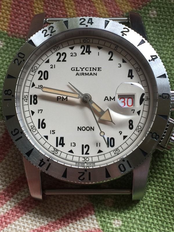 Glycine airman 1953 on sale vintage limited edition