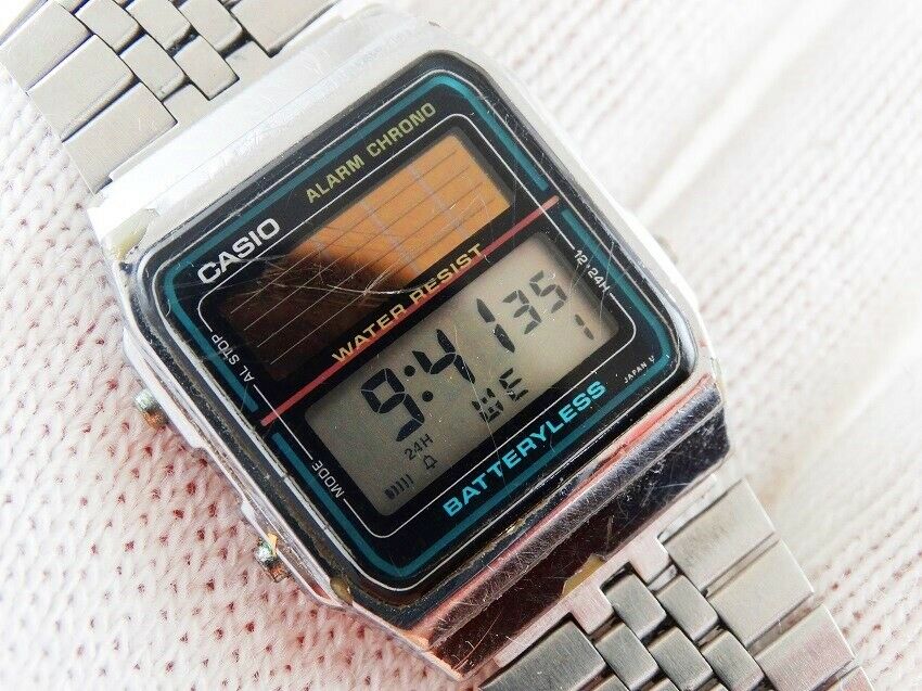 casio vintage solar watch