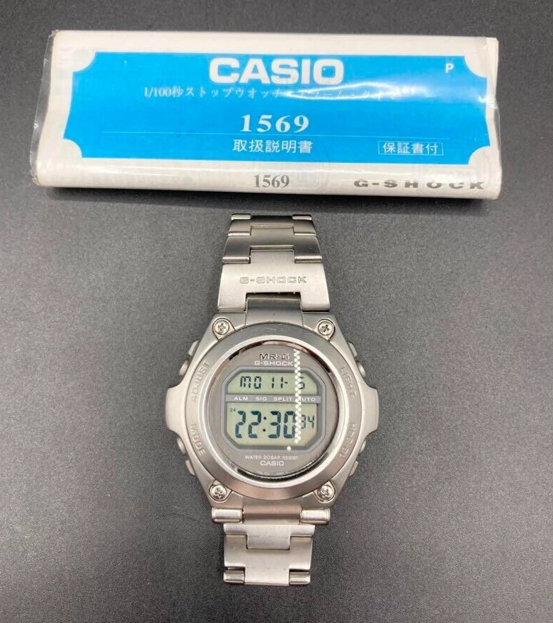 CASIO G SHOCK MR G MRG 100 7D0488 30th Digital Metal Watch WatchCharts Marketplace