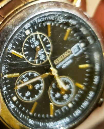 Seiko Watch 7T92 0Cw0 Chronograph WORKING WatchCharts