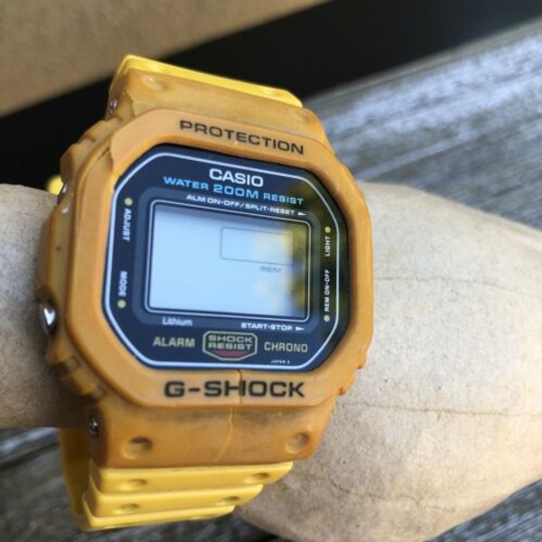 CASIO G-SHOCK DW-5600C-1V 691 Module Model Speed Screw Back