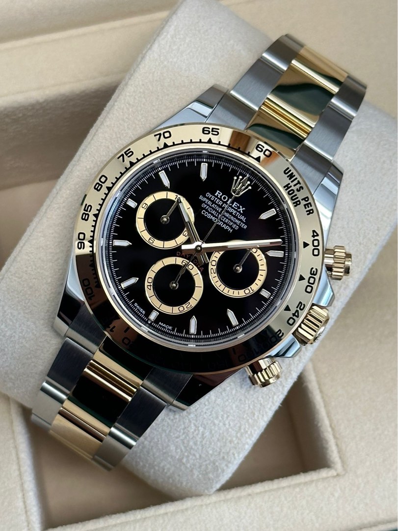 FEB2024 Rolex Daytona Half Gold 126503 “Black Dial” Full Set - New ...