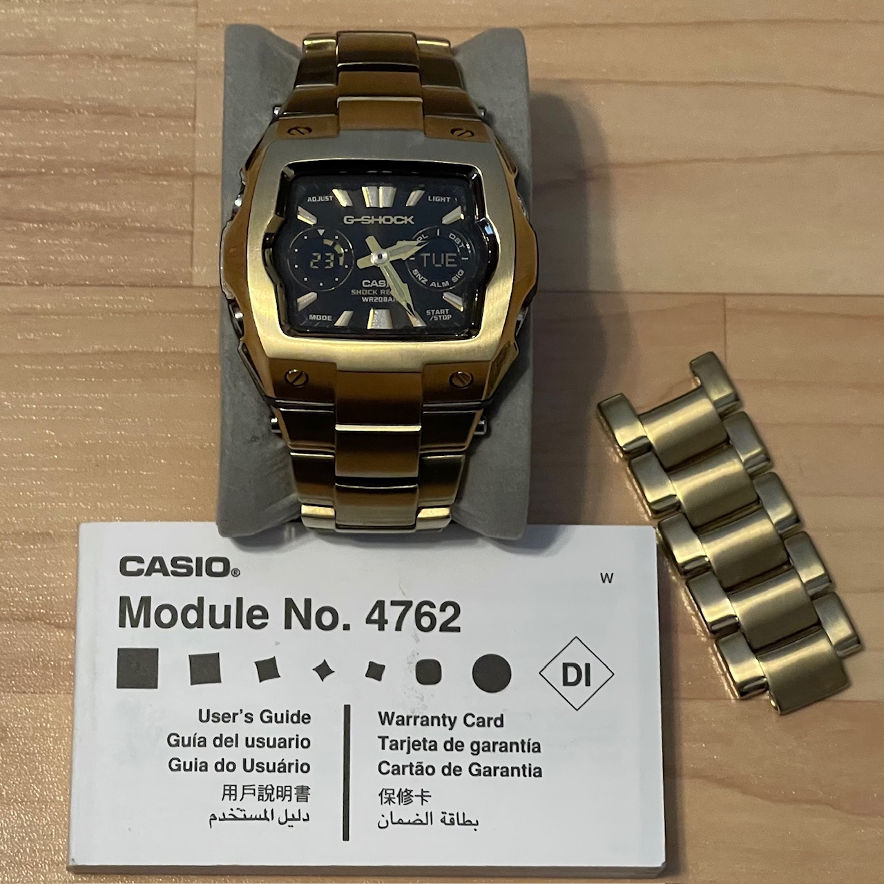 G-011BD-9AJF スクエアフェイス ゴールドCASIO/G-SHOCK | APPS 