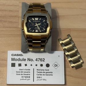 WTS] Casio G-Shock G-011BD-9A “The Cube” Gold & Black Steel