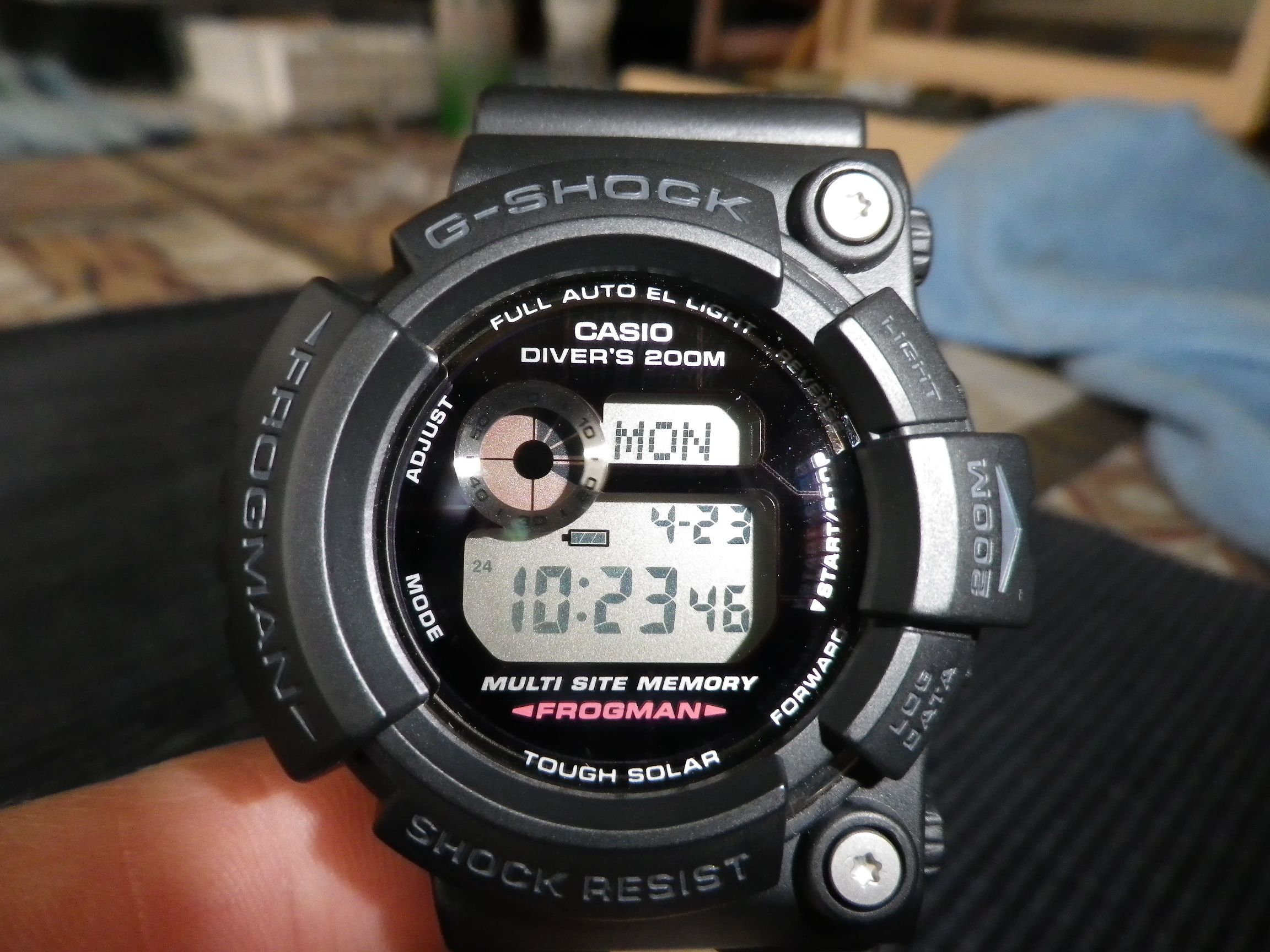 CASIO G-SHOCK フロッグマンGW-200BC-1JF 時計 腕時計(デジタル) 時計