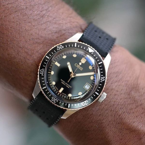 Oris Divers 65 Bronze in 36mm 1300 WatchCharts Marketplace