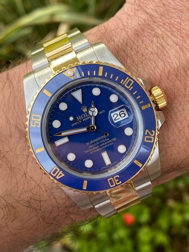 FS Rolex Submariner 116613 Blue Flat Dial 2009 WatchCharts