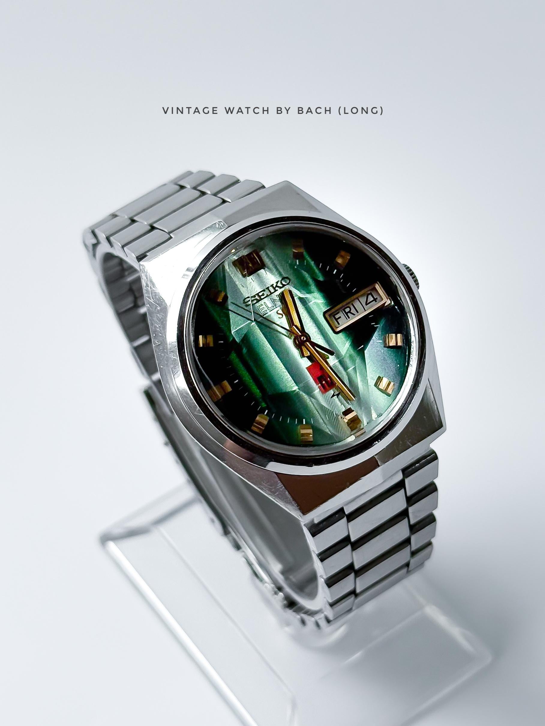 WTS] Seiko Elnix 0723-6020 Gradient Green Dial | WatchCharts