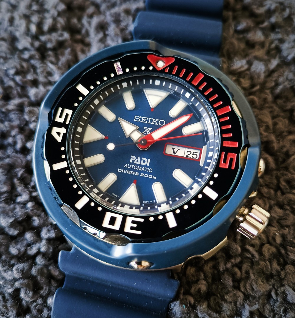Seiko Tuna ???????? Padi Blue Sunburst Automatic Prospex Divers Watch  SRPA83K1 SRPA83 | WatchCharts